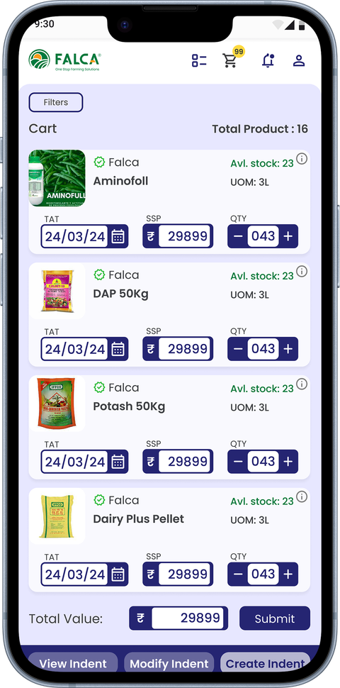 Cart / review